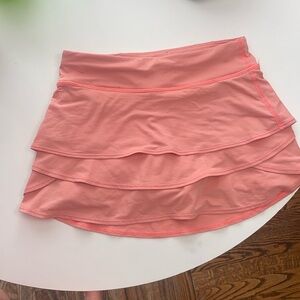 Athleta Girl tennis skort size 8-10 girls coral color
